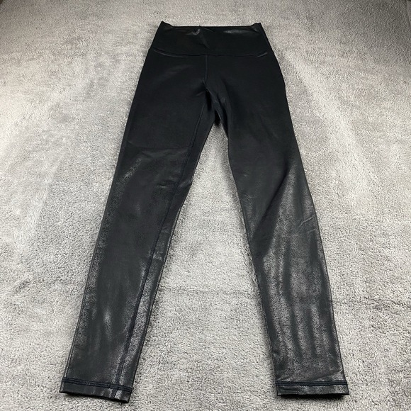 aerie Pants - OFFLINE Aerie Legging Mid Rise Womens‎ Small Black Faux Leather
